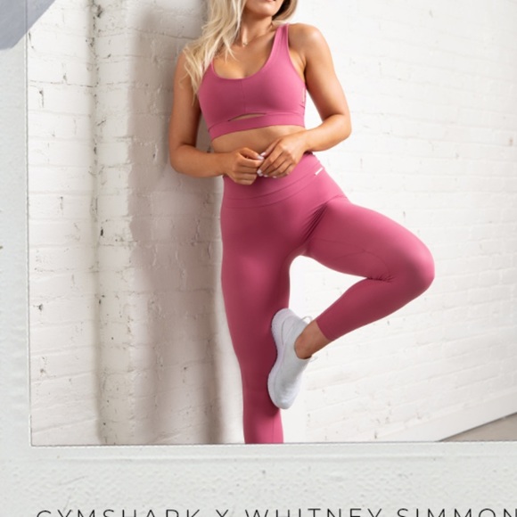 Gymshark Whitney leggings -hot fire pink - Picture 2 of 3